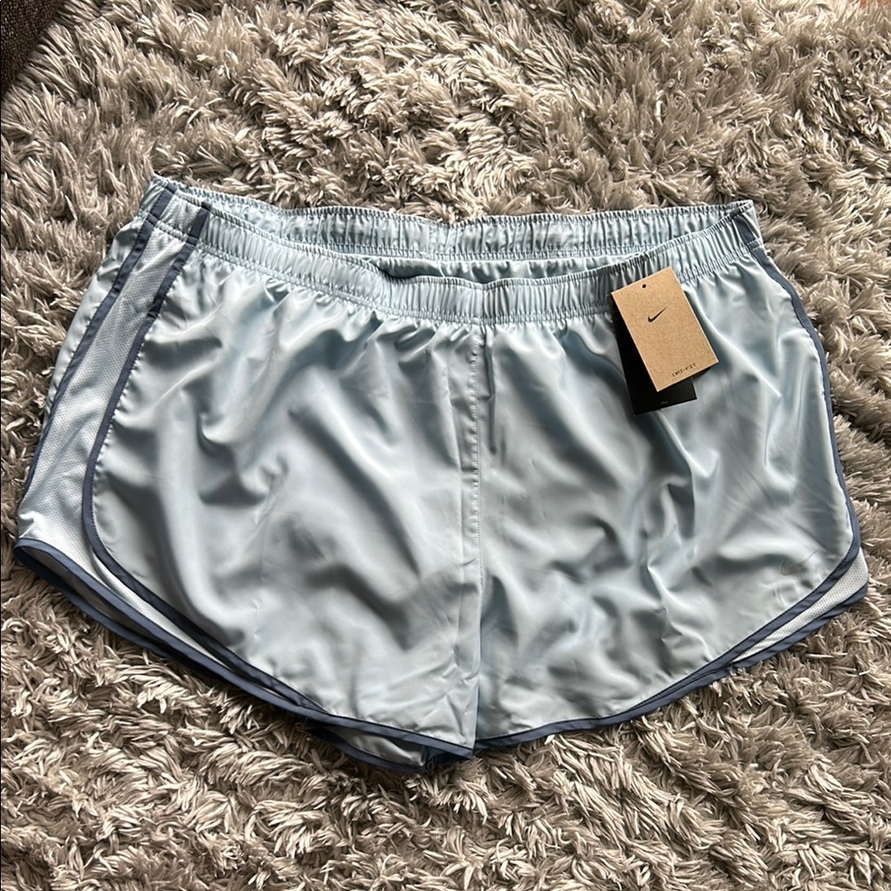Nike Blue Athletic Shorts Lightweight Moisture-Wicking